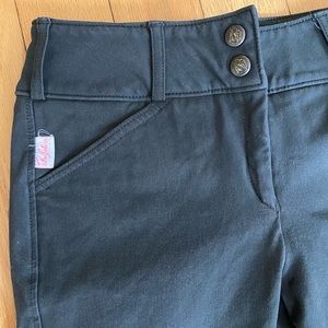 Tailored Sportsman women’s equestrian knee-patch breeches olive black size 26 R